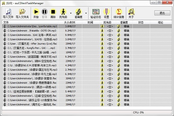 auCDtect TManager