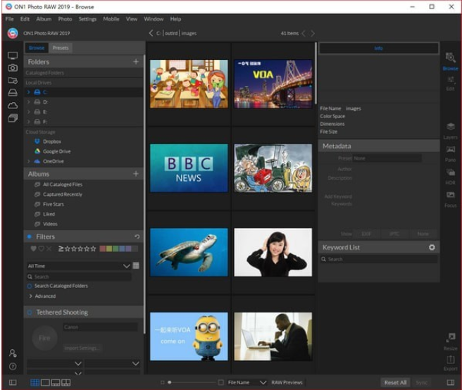 ON1 Photo RAW 2019