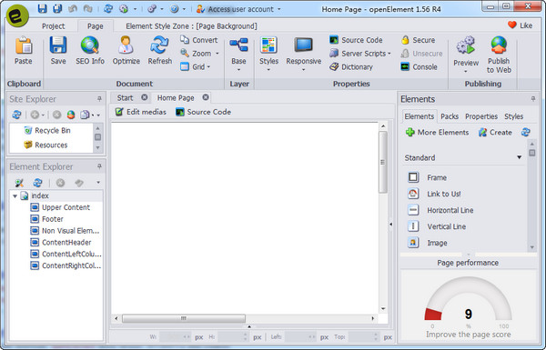 openElement